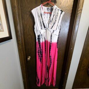 WOMENS OUT OF THIS WORLD VENUS MAXI DRESS WILD COLORS  XL DONT LET IT GET AWAY
